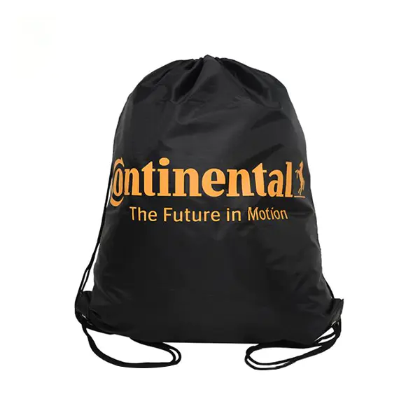 Polyester Promotional Printed Sport Backpack Drawstring Bag