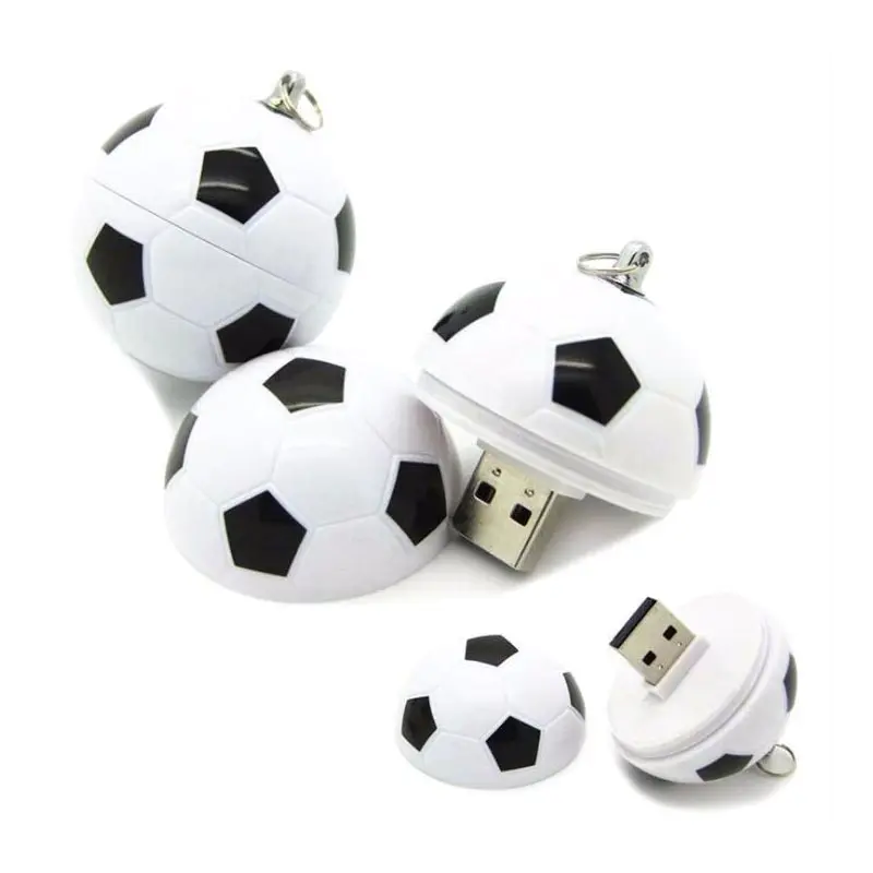 Soccer Shape Football Design USB Flash Drive