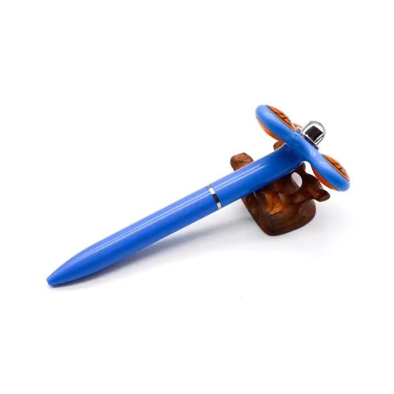 Plastic Novelty pen with Fidget Spinner