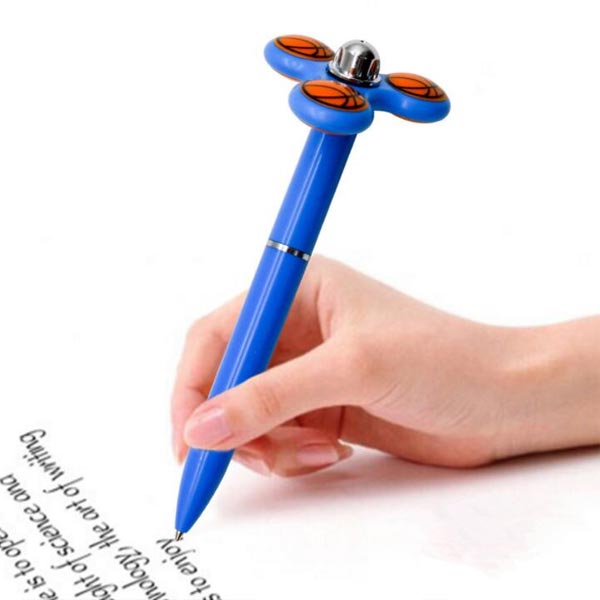 Plastic Novelty pen with Fidget Spinner