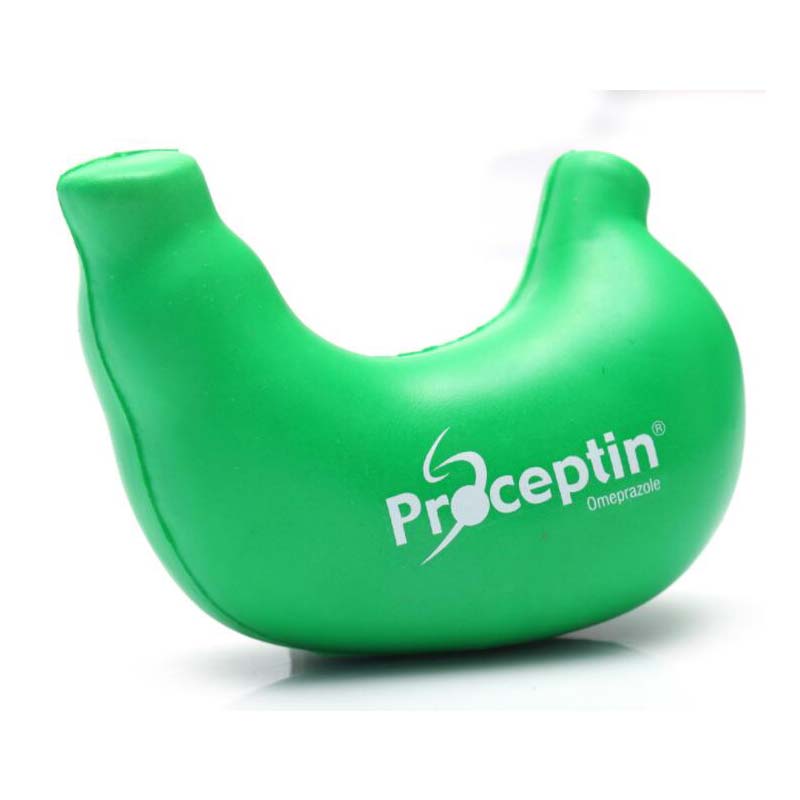 Promotional stomach Shaped Pu Stress toy