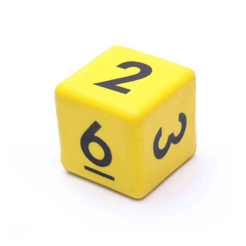 PU Foam Anti-Stress Toy Dice Design Stress Balls