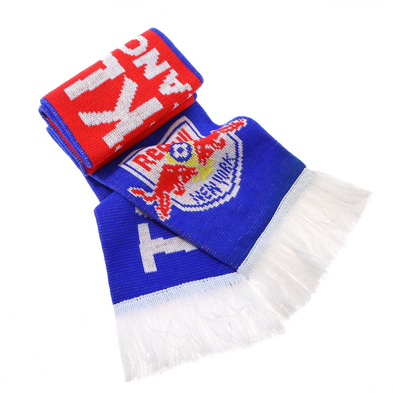 Knitted Jacquard Term Football Soccer Fans Scarf