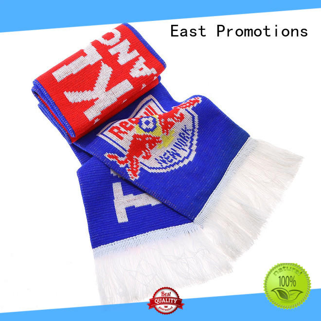 high quality football scarf supply for gift