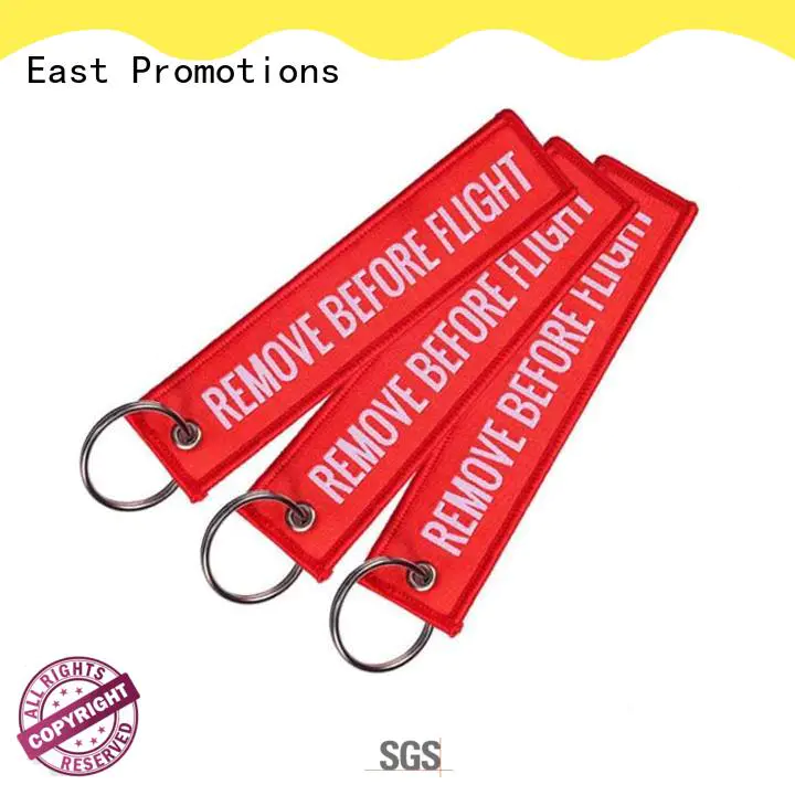 East Promotions custom embroidered keychain best supplier for sale