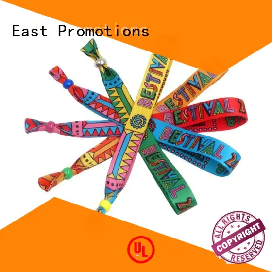 comfortable buy fabric wristbands export for party East Promotions