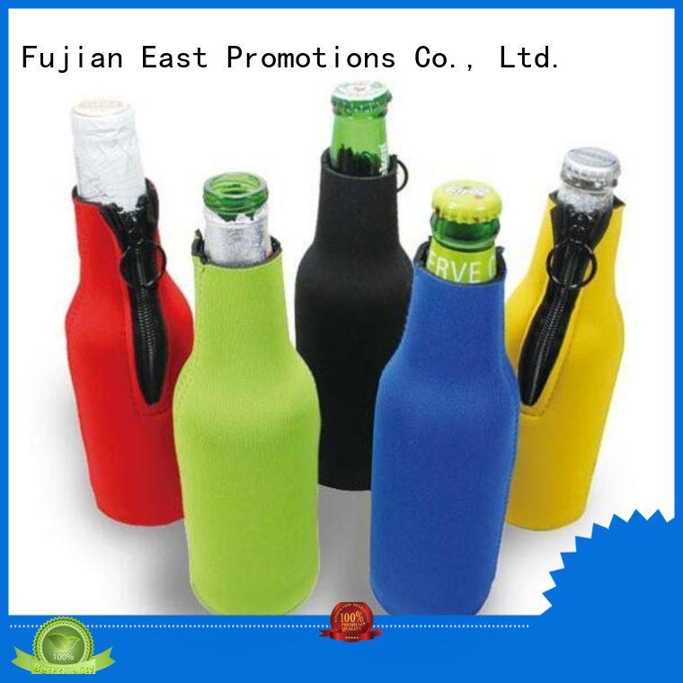 zipper beer bottle cooler sleeve insulated for cup East Promotions