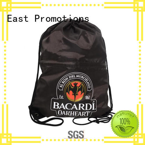 canvas drawstring bags zipper for traveling East Promotions