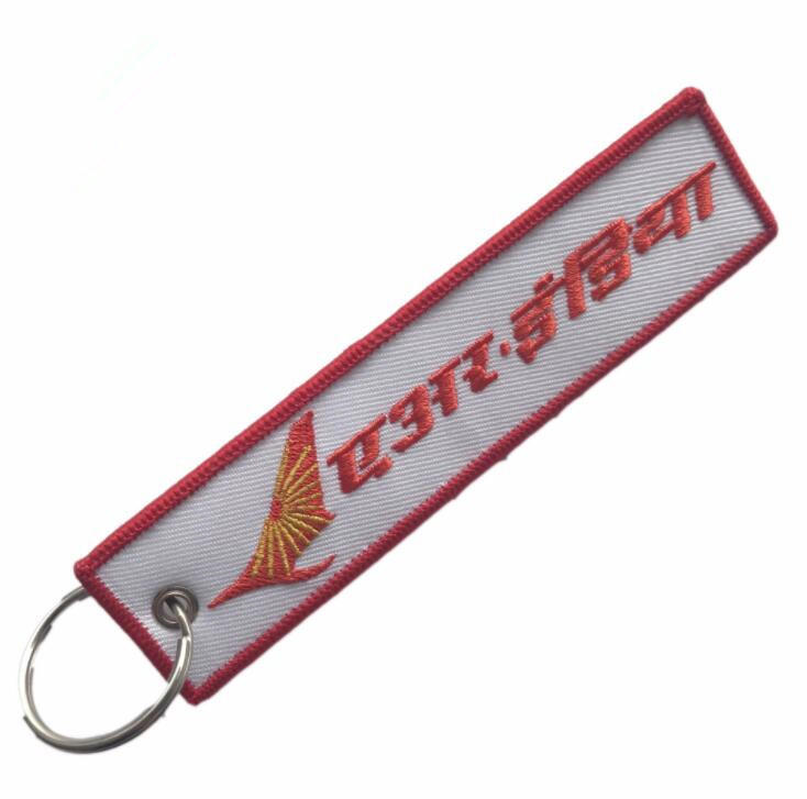 Custom Fabric Patch Remove Before Flight Embroidery Key Chain