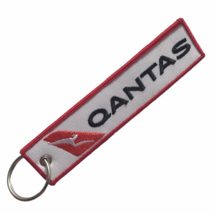 Custom Fabric Patch Remove Before Flight Embroidery Key Chain