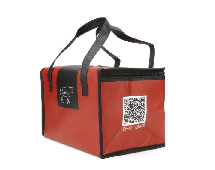 Custom 6 Pack Non Woven Insulated Thermal Lunch Cooler Bag