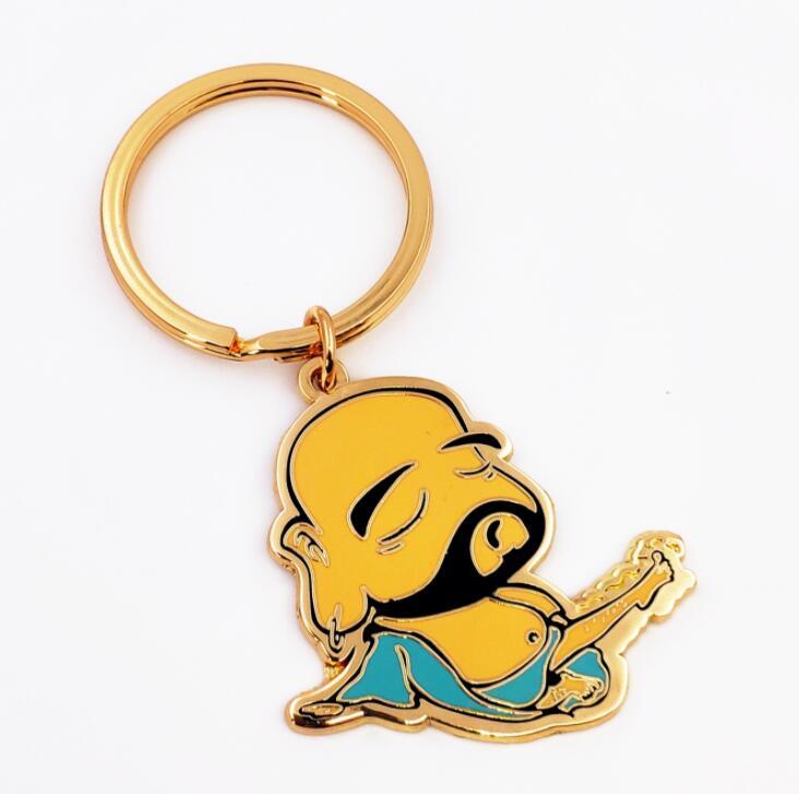 Wholesale Personalized Metal Key Ring Zinc Alloy Cartoon Keychain