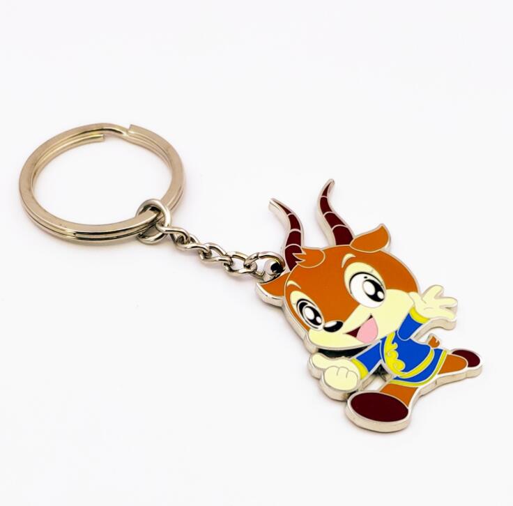 Wholesale Personalized Metal Key Ring Zinc Alloy Cartoon Keychain