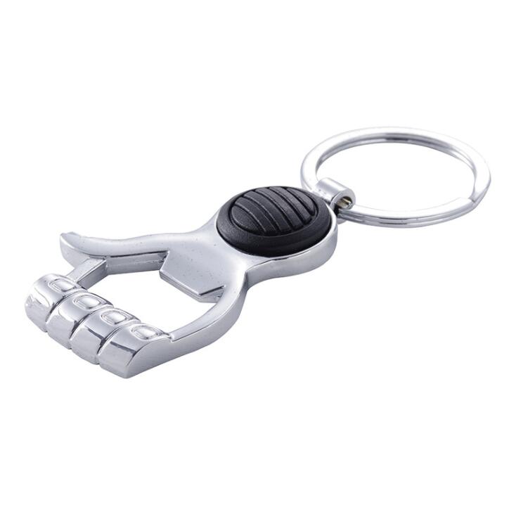 Zinc Alloy LED Bottle Opener Keychain for Promotional  Keyring