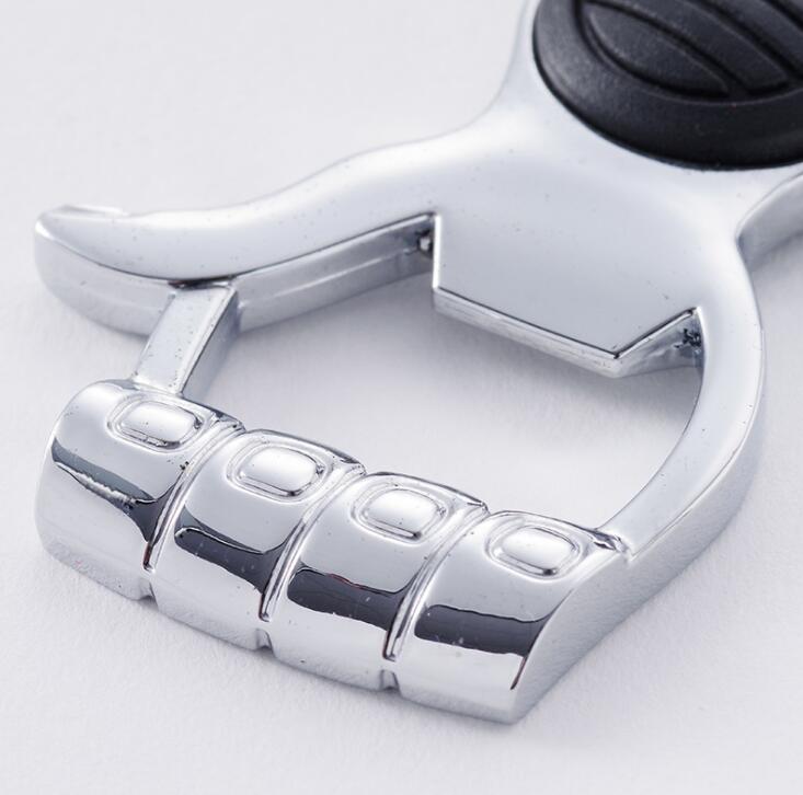 Zinc Alloy LED Bottle Opener Keychain for Promotional  Keyring