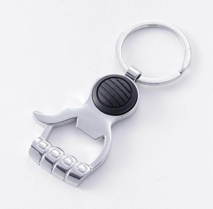 Zinc Alloy LED Bottle Opener Keychain for Promotional  Keyring