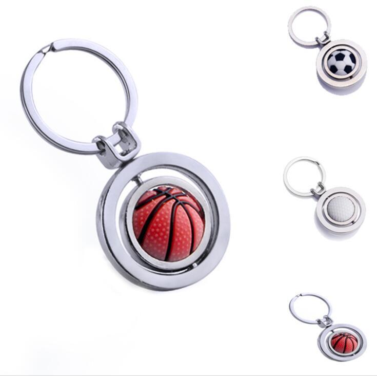 China Factory Cheap Custom Ball Keychain football keyring