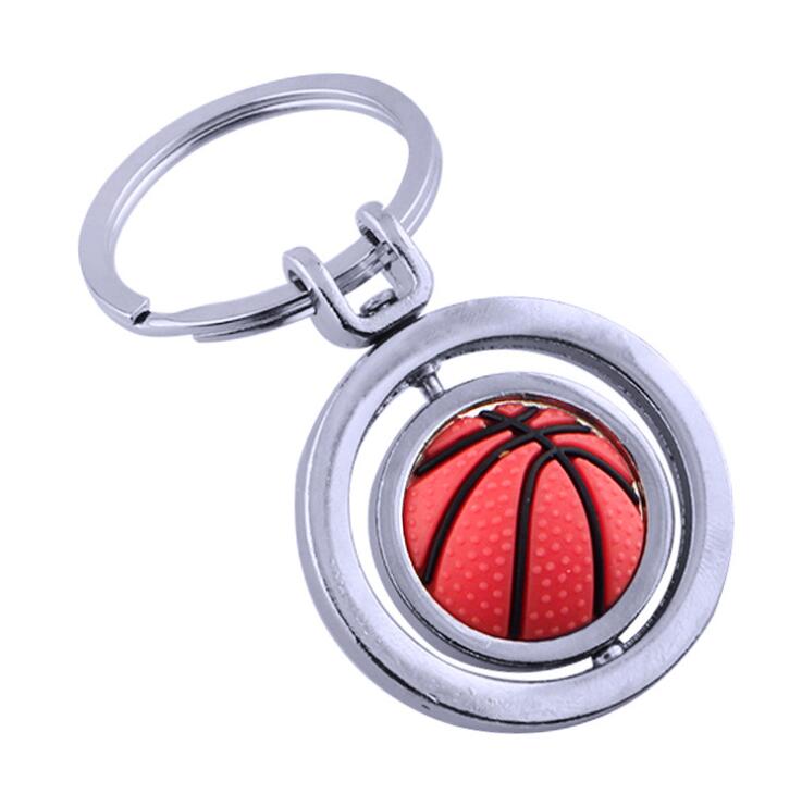 China Factory Cheap Custom Ball Keychain football keyring