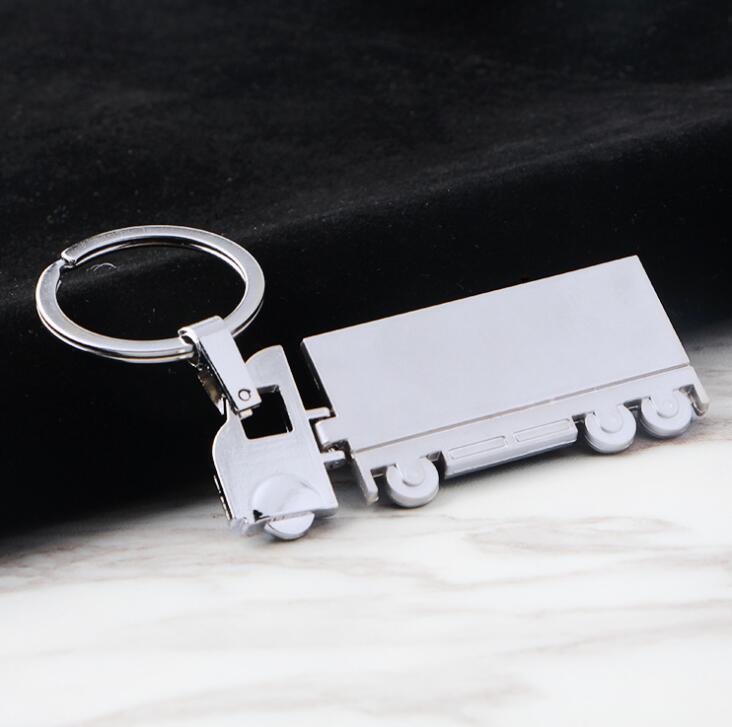 Custom Car Truck Shape Metal Keychain for Souvenir