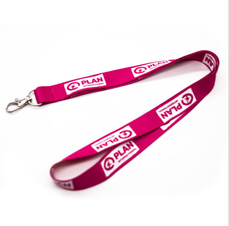 Custom Nylon Printed Lanyard with Hard PVC Card Holder