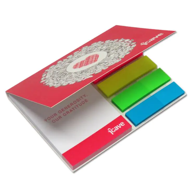 Custom Advertising sticky notes with hard cover