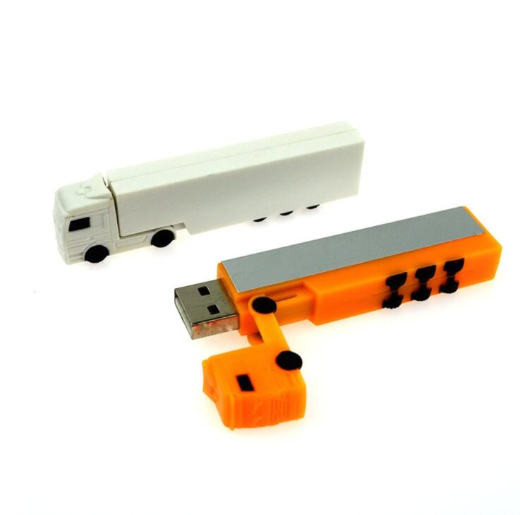 Plastic Truck Shape USB Flash Drive USB Stick