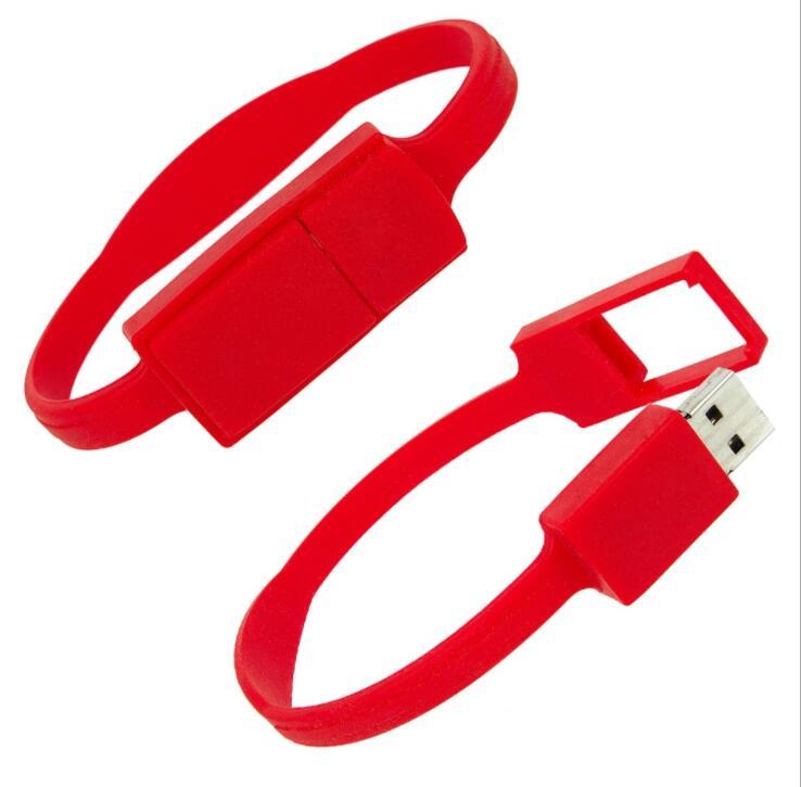 Silicone Wristband USB Flash Drive, Bracelet USB Flash Drives
