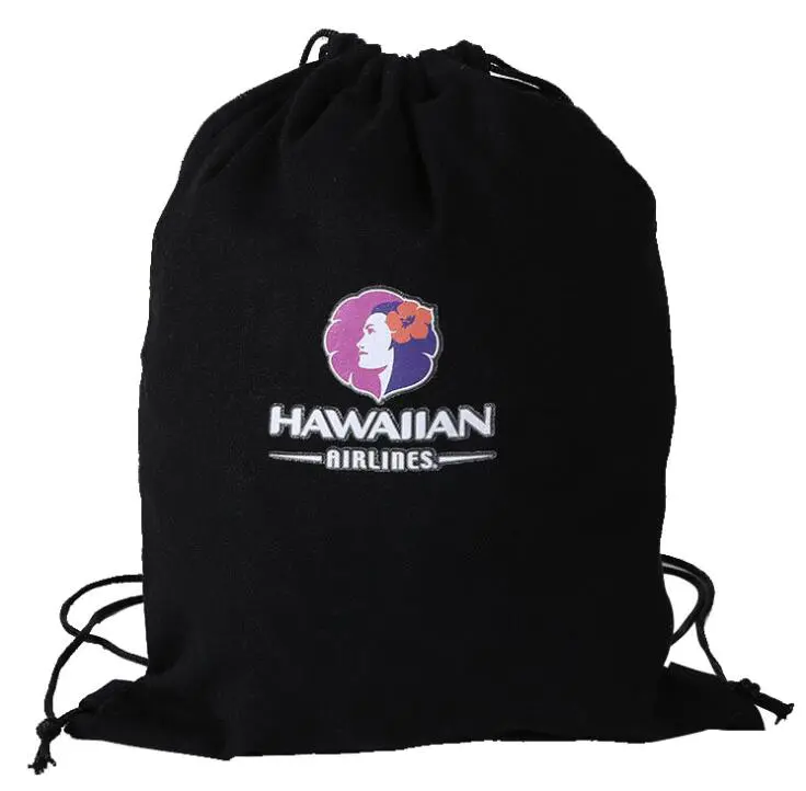 Eco-Friendly Canvas Cotton Drawstring Shopping Goody Bag for Advertising Gifts