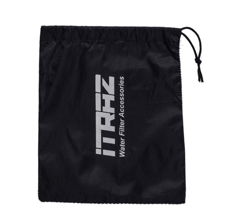 Promotional Custom Black Nylon Mesh Gym Sack Drawstring Backpack Bags