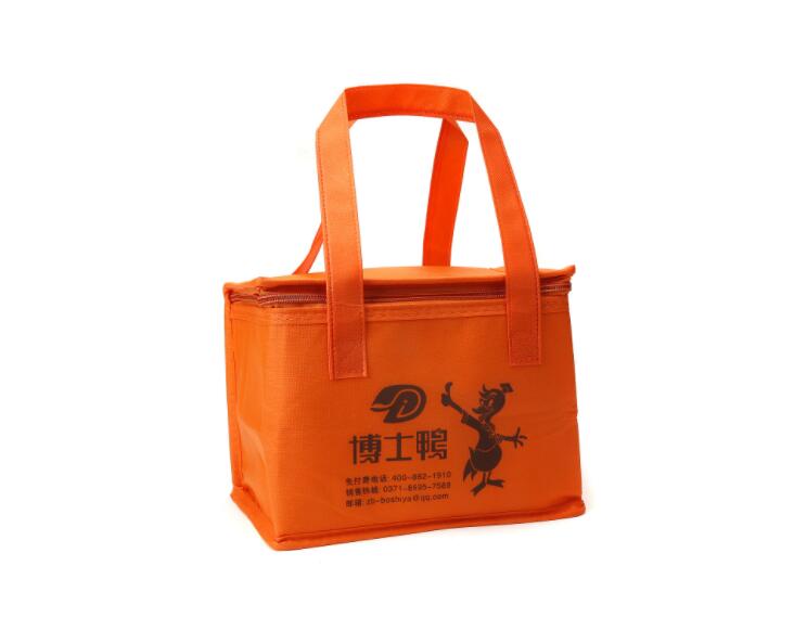 Promotional Supermarket Insulated Cooler Thermal Lunch Box Bag