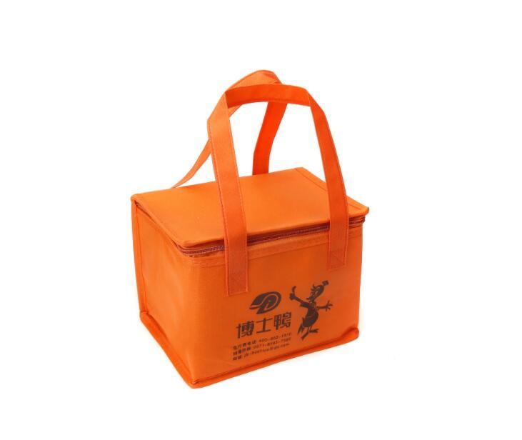 Promotional Supermarket Insulated Cooler Thermal Lunch Box Bag