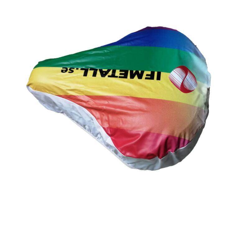 Full Color Printing PVC Bicycle Saddle Cover For Advertising