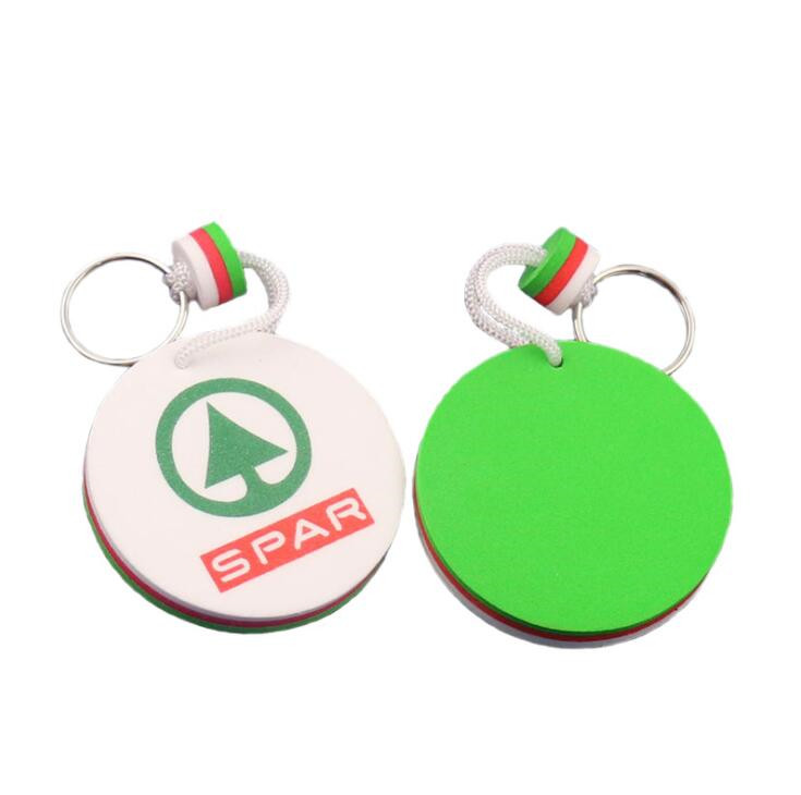 Souvenir Gift EVA Key Chain Logo Key Tag for Promotional