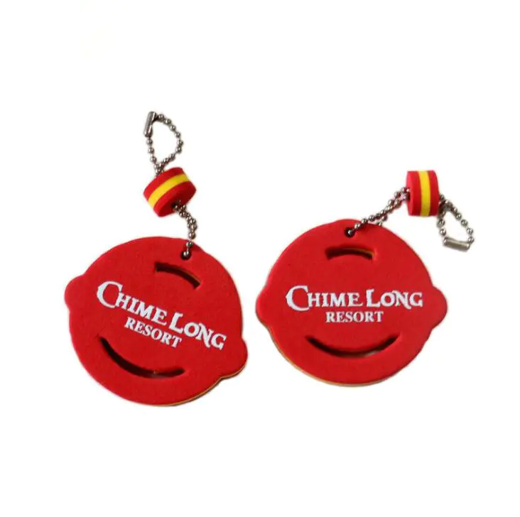 Souvenir Gift EVA Key Chain Logo Key Tag for Promotional
