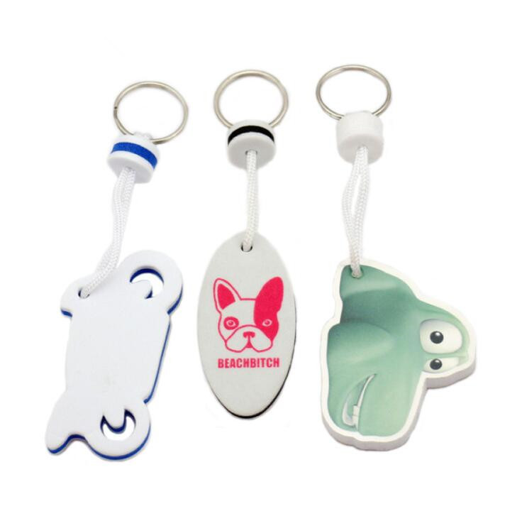 Slipper Shape Soft EVA Key Ring