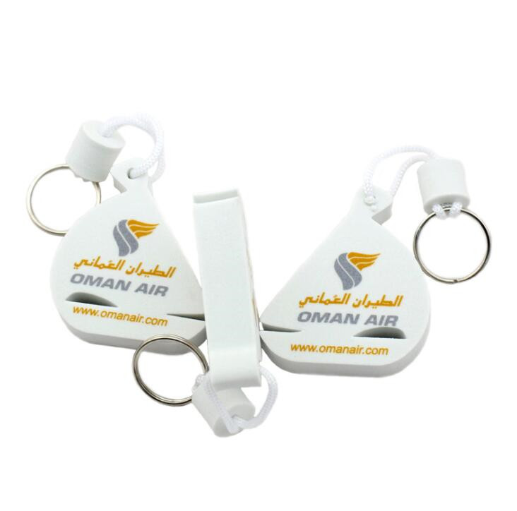 Full Color Printing EVA Foam Floating Boat Keychain