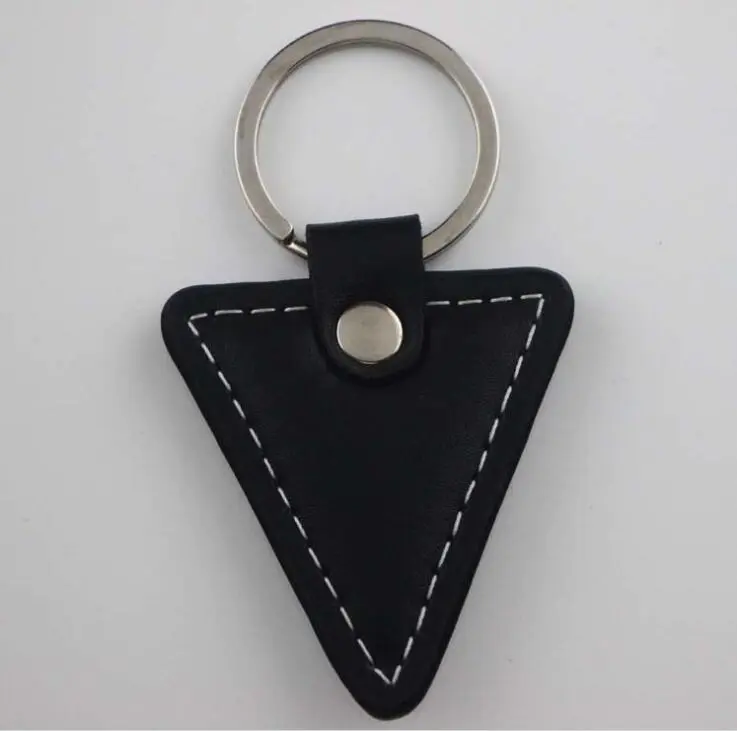 Black PU Leather Key Chain for Promotional Gifts