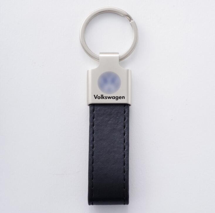 Customized Soft PU Leather Keychain for Car