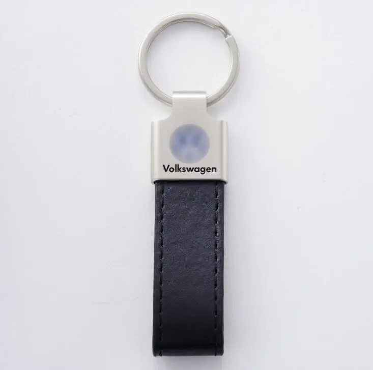 Customized Soft PU Leather Keychain for Car