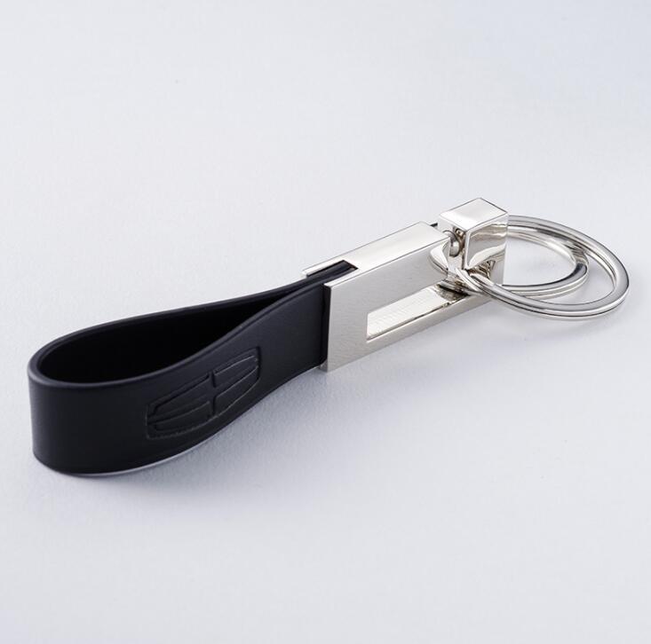 hot selling leather key chain from China for souvenirs of school anniversary-1