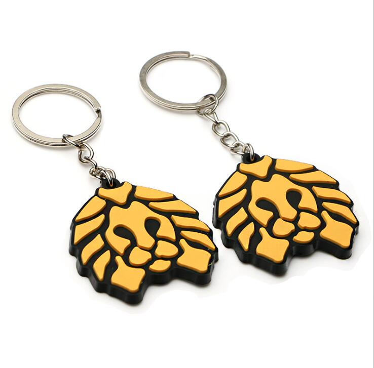 Wholesale Custom Logo PVC Rubber Keyring /Key Chain for Souvenir Gift