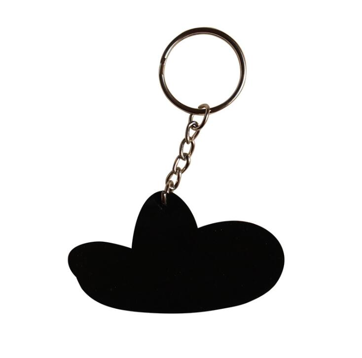 Customized Hat Shape PVC Rubber Key Chain