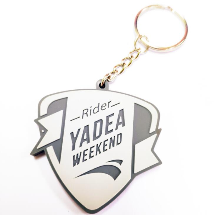 Promotional Gifts PVC Rubber Logo Key Ring