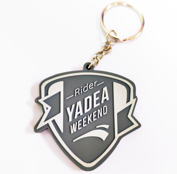 Promotional Gifts PVC Rubber Logo Key Ring