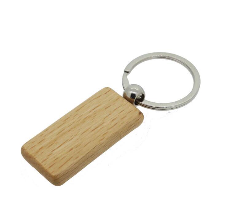 Eco-Friendly Wooden Keychain for Promotional Gifts