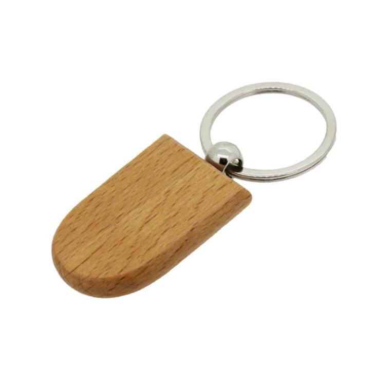 Eco-Friendly Wooden Keychain for Promotional Gifts