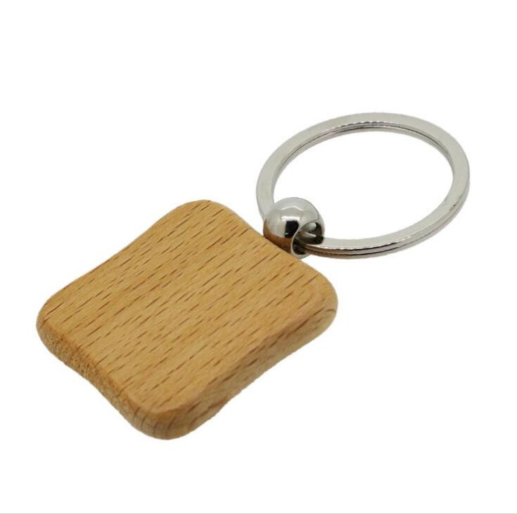 practical wood engraved keychain company for gift-2