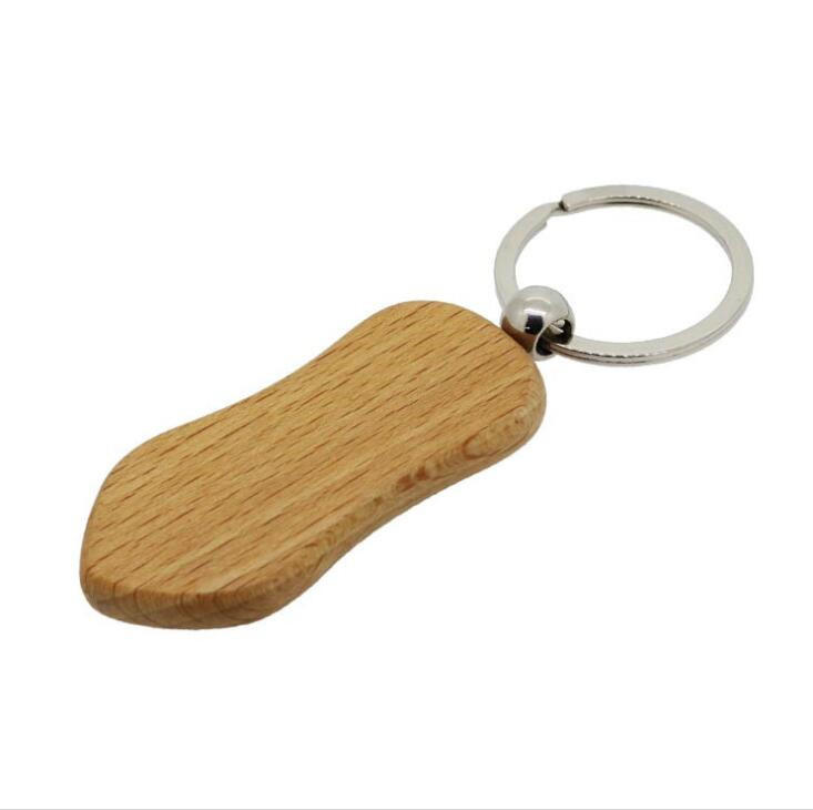 Factory Price Wooden Keychains Promotional Wooden Keyring