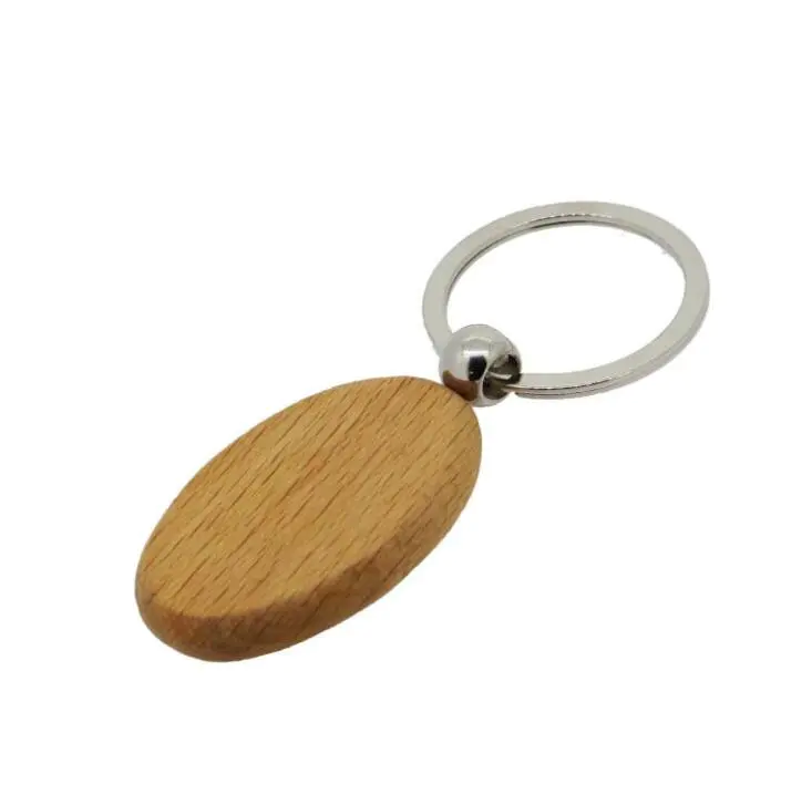 Factory Price Wooden Keychains Promotional Wooden Keyring