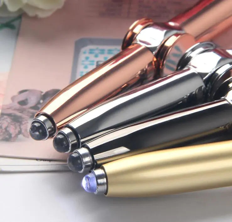 Functional Metal Pen, LED pen with Laser Pointer